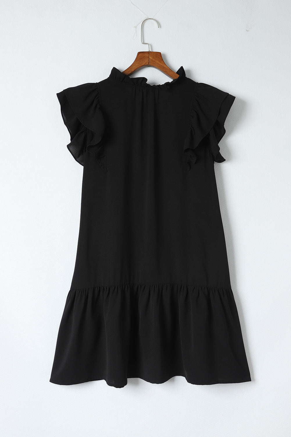 Floral Embroidered Boho Ruffle Puff Sleeve Blouse