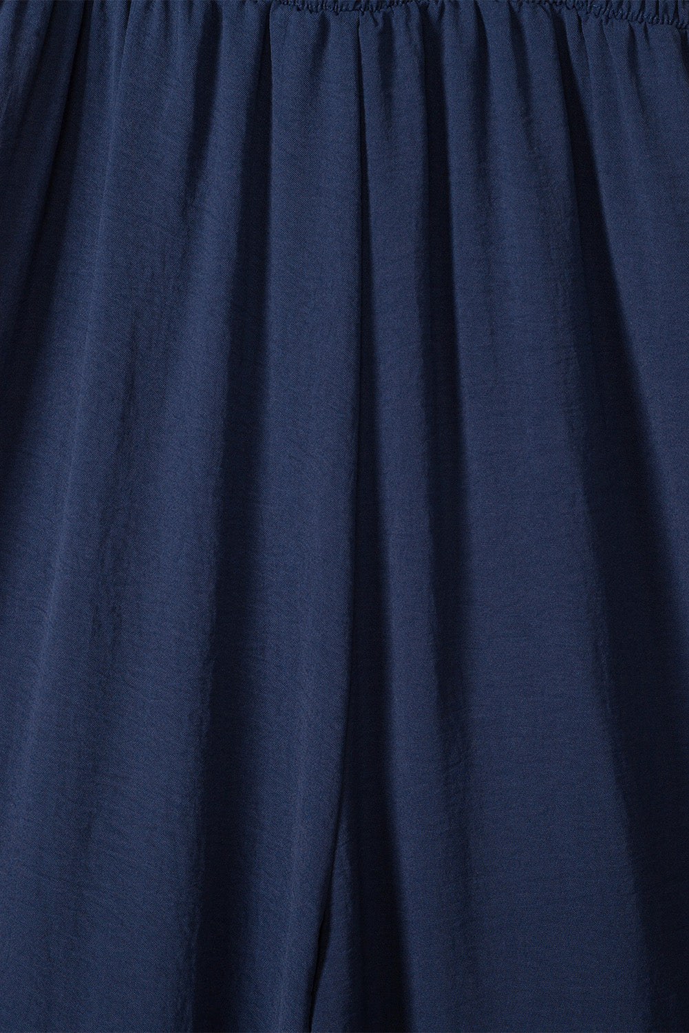 Green Tie Straps Shirred Casual Tiered Wide Leg Jumpsuit