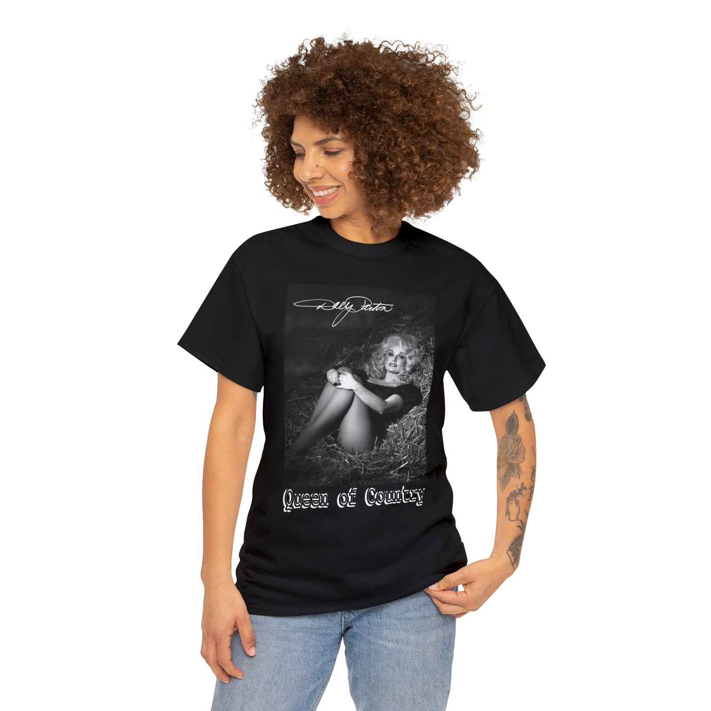 Queen of Country (black shirt) - Hurts Shirts Collection