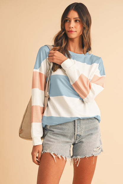 Colorblock Drop Sleeve Top