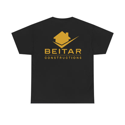 Beitar Constructions - Black Shirt Gold Logo