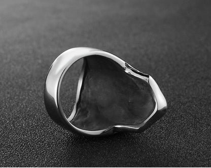 Skull & Face Ring
