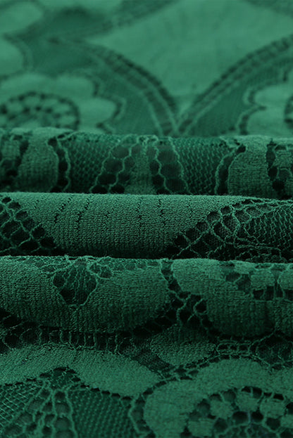 Elegant Sleeveless Flower Lace Top for Summer