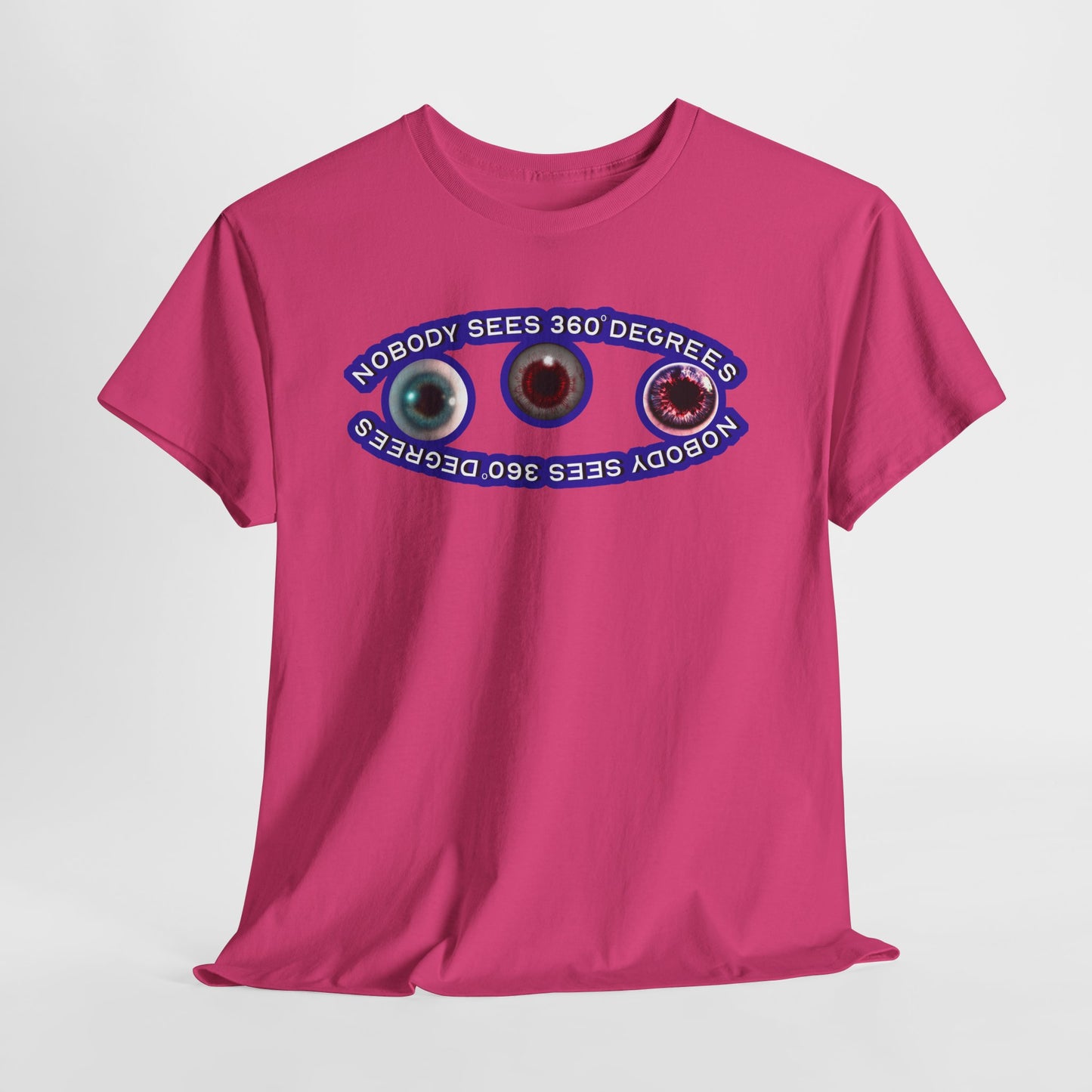 Nobody Sees 360 Degrees Graphic Tee - Purple - Hurtz Shirtz Collection