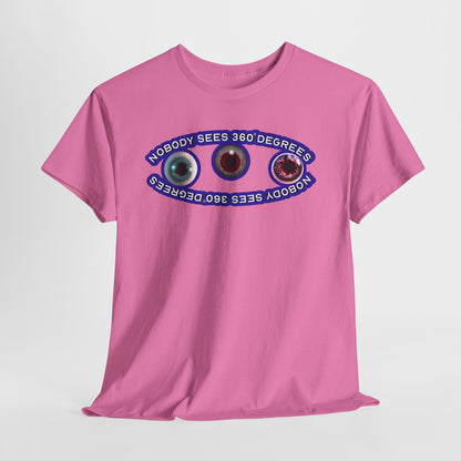 Nobody Sees 360 Degrees Graphic Tee - Purple - Hurtz Shirtz Collection