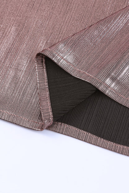 Textured Oversize Casual Tunic T Shirt