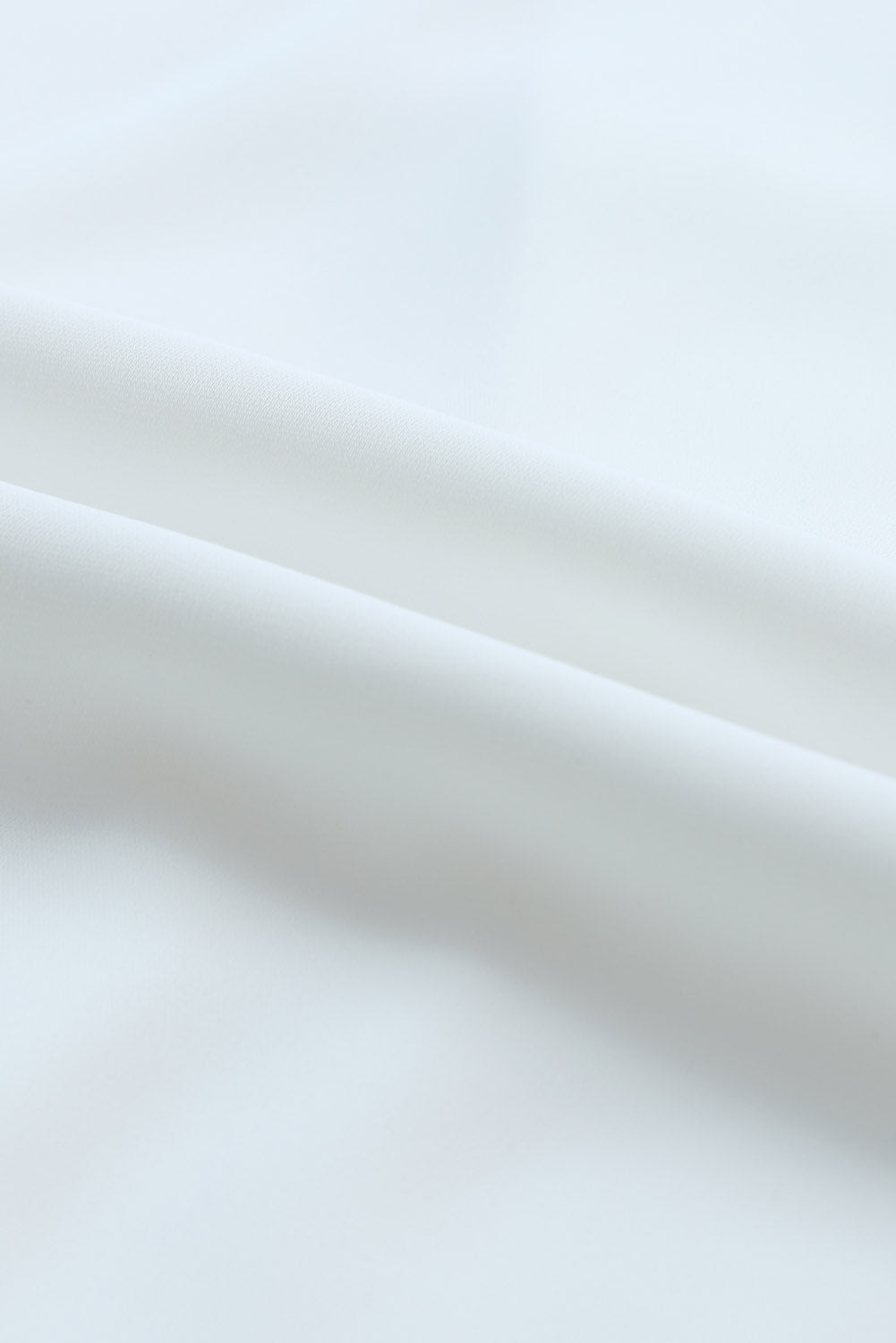 Pleated Backless V Neck Sleeveless Shirt