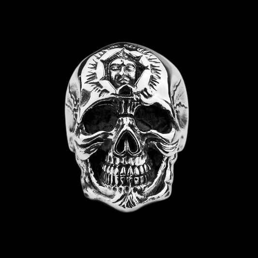 Skull & Face Ring