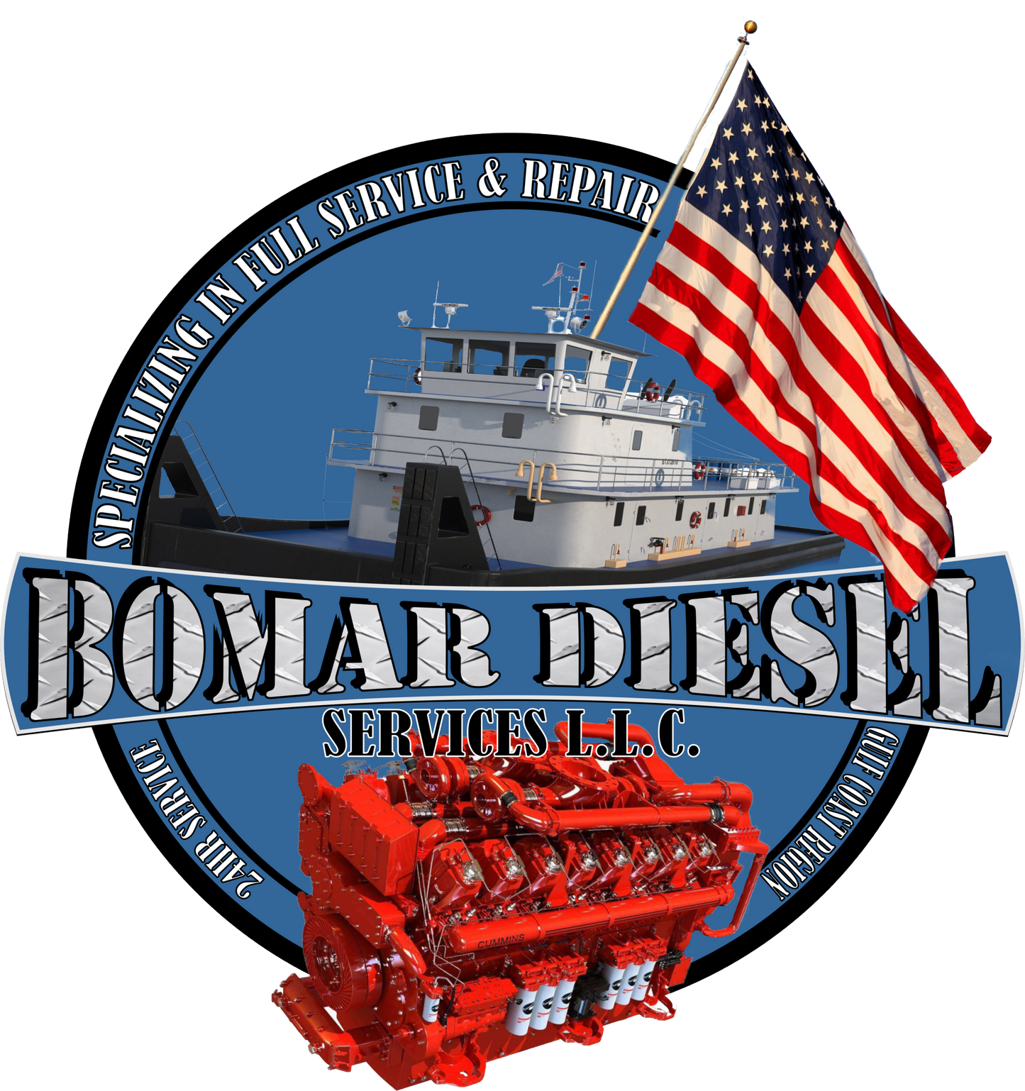 Bomar Diesel Unisex Long Sleeve T-Shirt (Bella + Canvas Brand)
