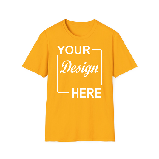 Custom Create Your Own T-Shirt - Upload your design, artwork or logo.