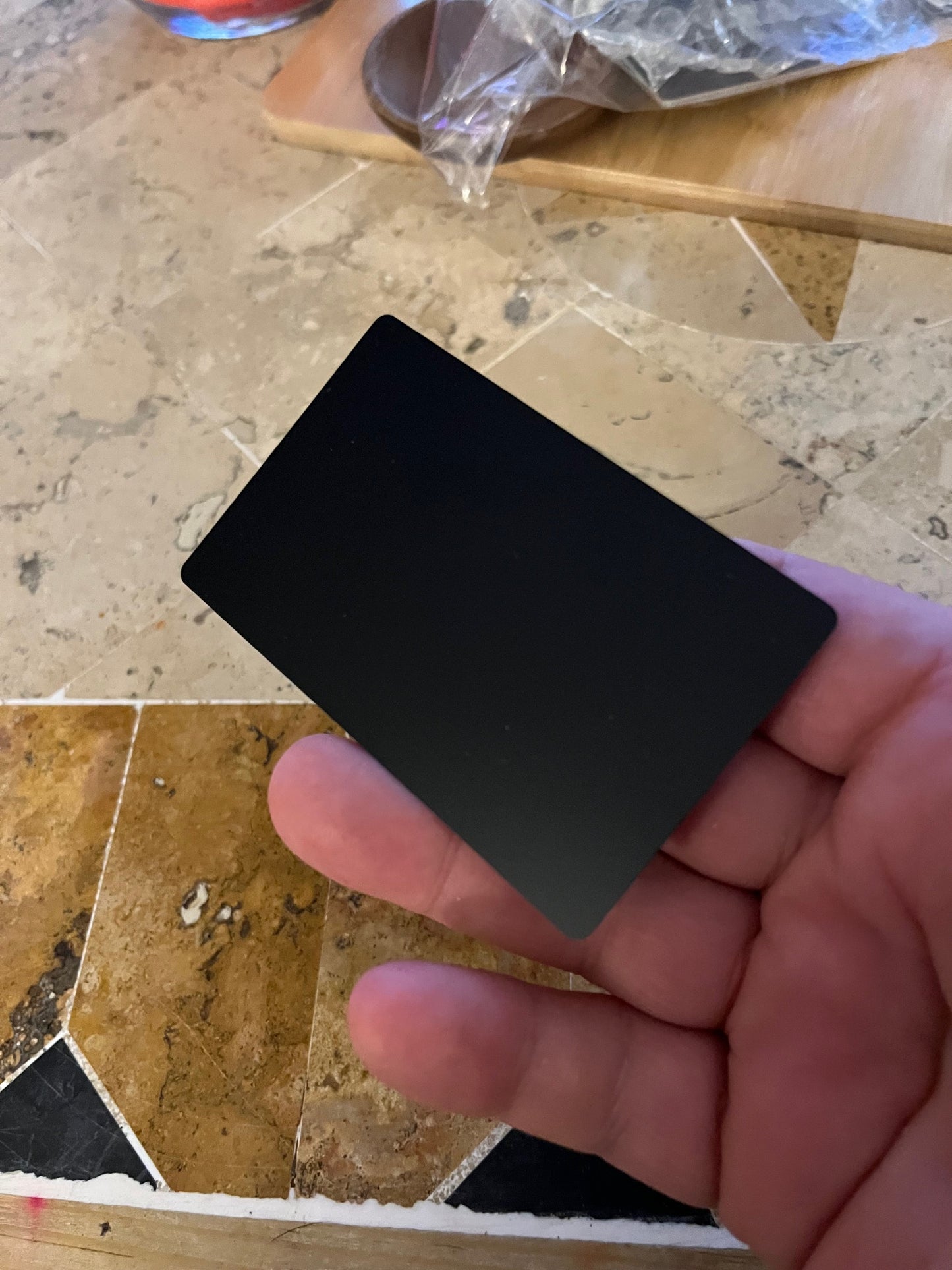 Laser Engraved Aluminum Business Cards - Personalize your cards