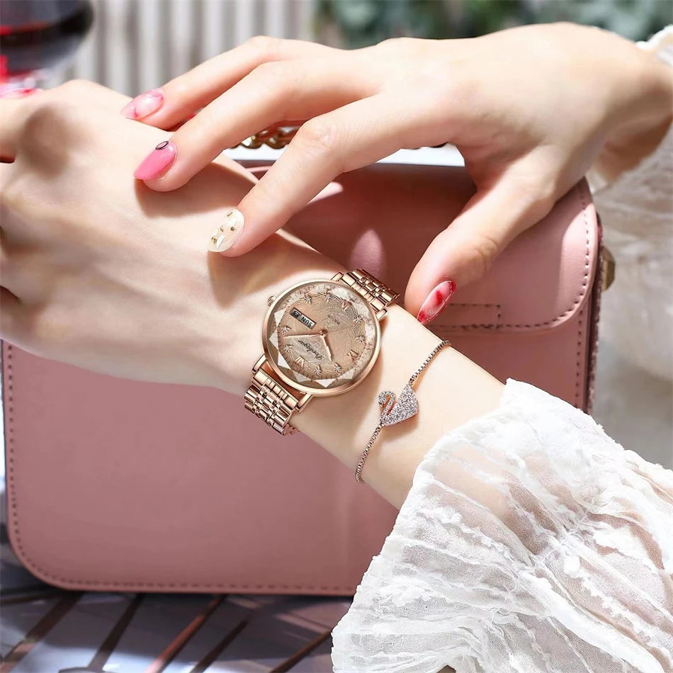 POEDAGAR Women New Fashion Luxury Watch