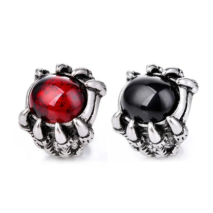 Dragon Claw Resin Gemstone Biker Ring.