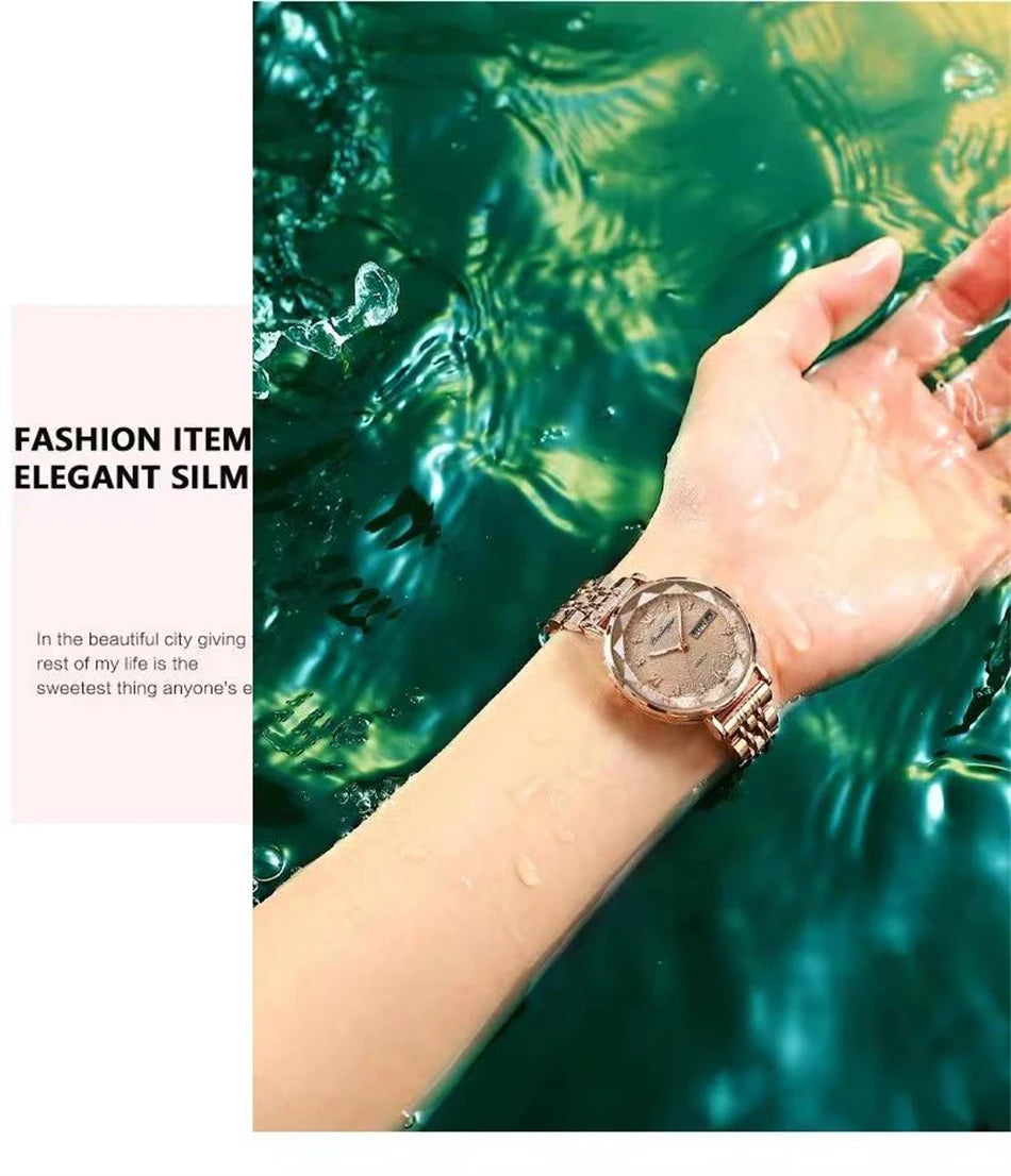 POEDAGAR Women New Fashion Luxury Watch