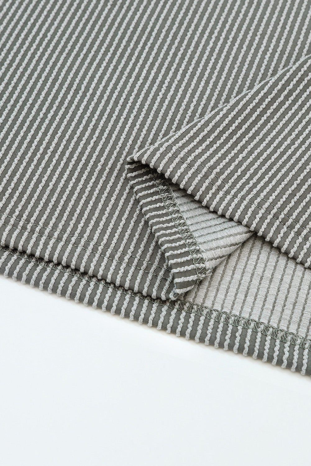 Apricot Boatneck Batwing Sleeve Cording Top