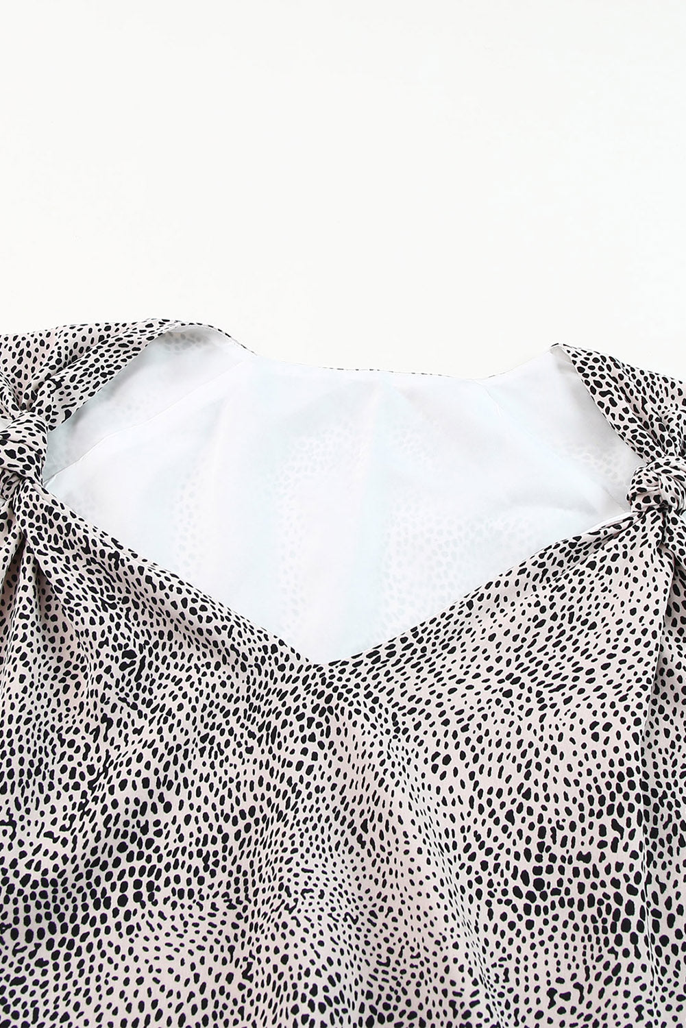 Cheetah Sexy Frill V Neck Spaghetti Strap Cami Top