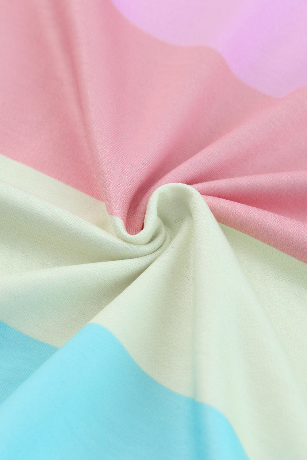 Multicolor Colorblock Striped Casual Tank Top