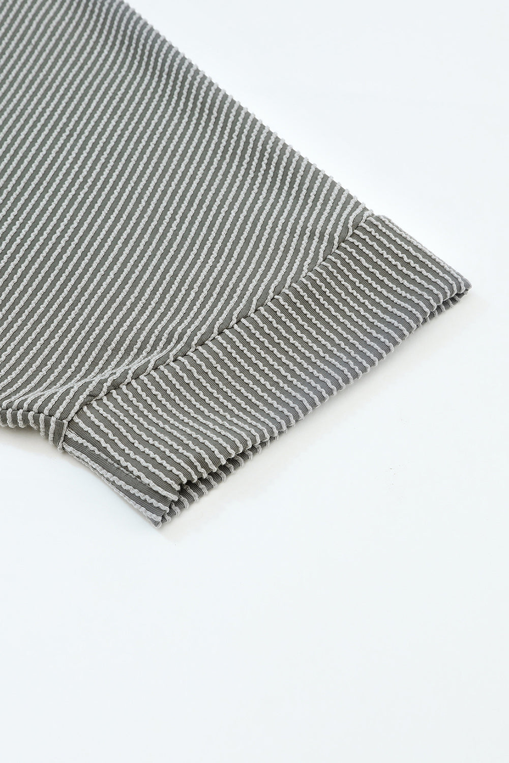 Apricot Boatneck Batwing Sleeve Cording Top