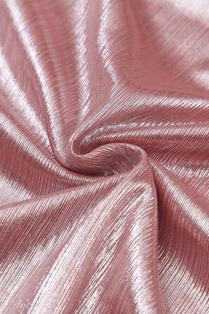 Textured Oversize Casual Tunic T Shirt