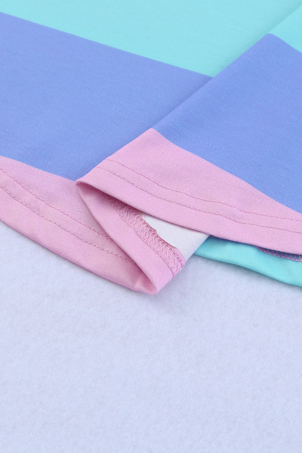 Multicolor Colorblock Striped Casual Tank Top