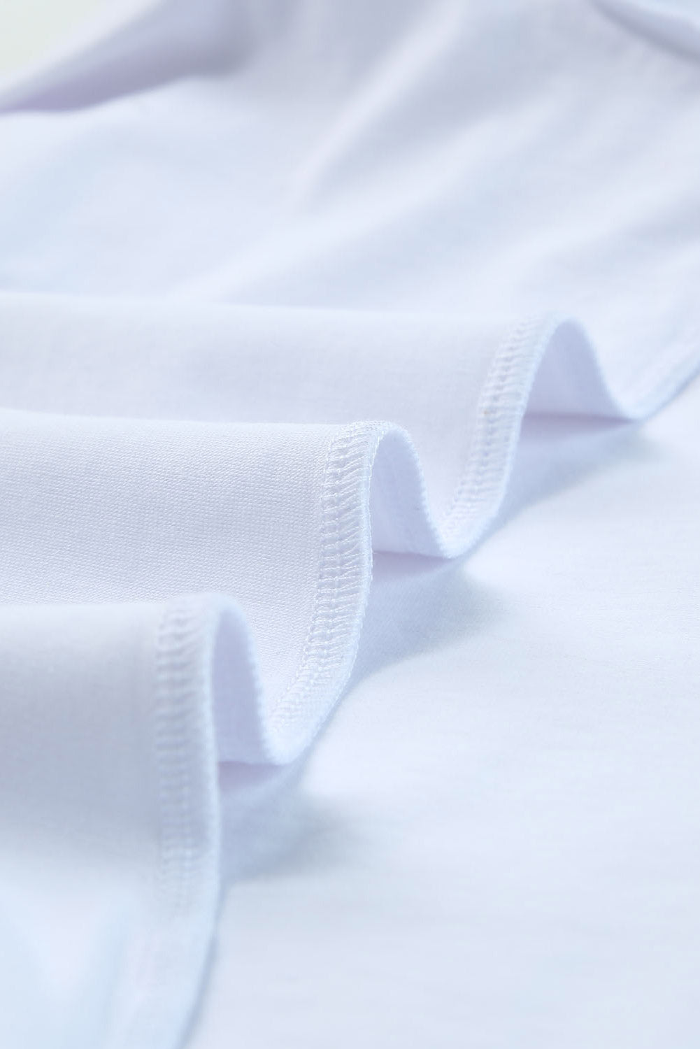 Puff Sleeve Casual V Neck T-Shirt