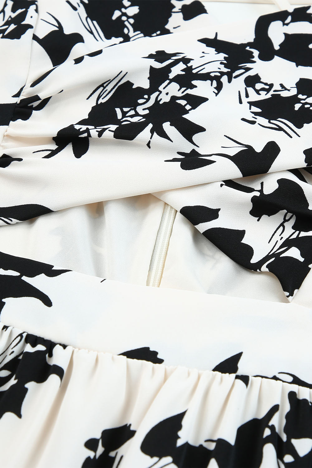 Floral Print Casual Roll Up Sleeve Blouse