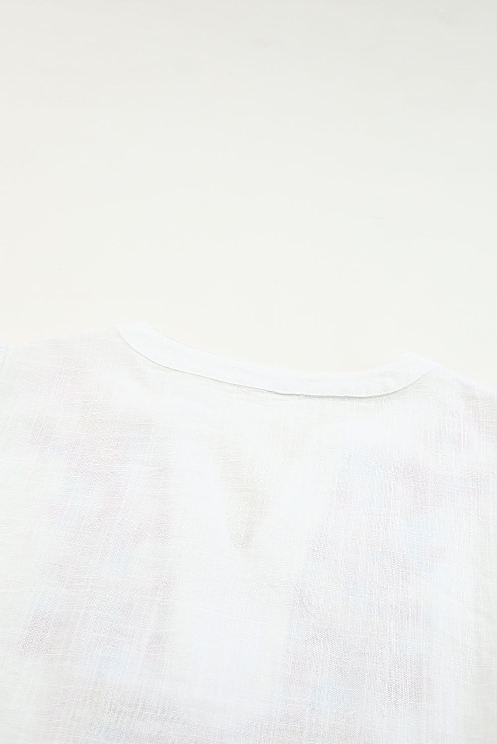 Floral Embroidered Boho Ruffle Puff Sleeve Blouse