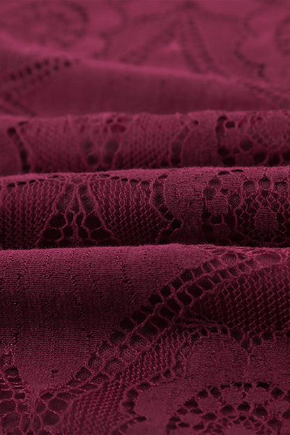 Elegant Sleeveless Flower Lace Top for Summer