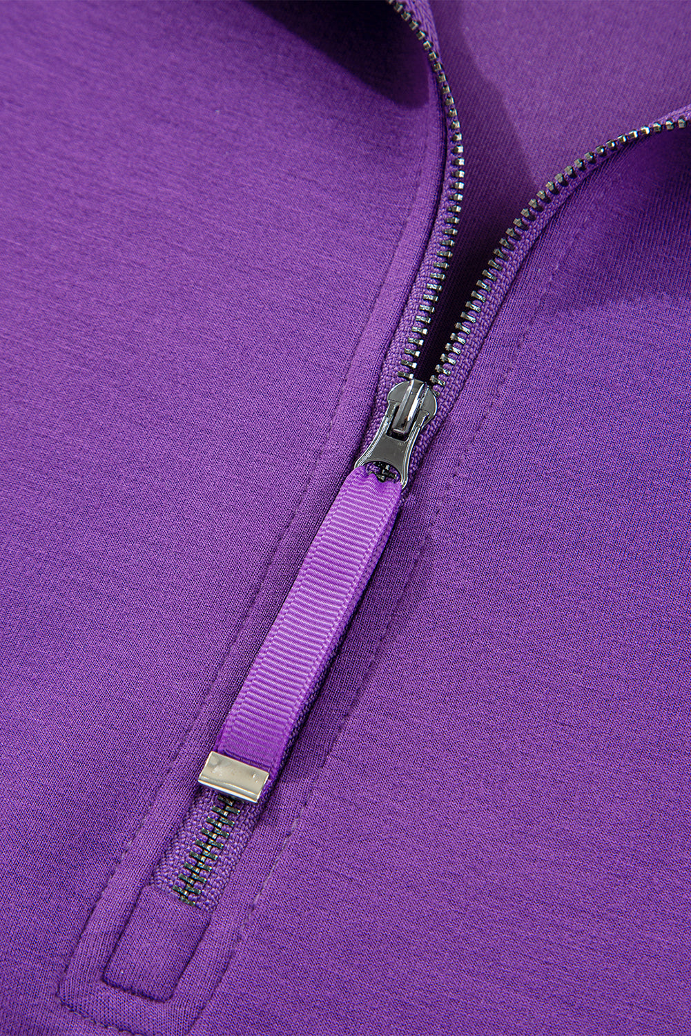 Pink Half Zip Sporty Pullover Mini Skirt 2pcs Outfit