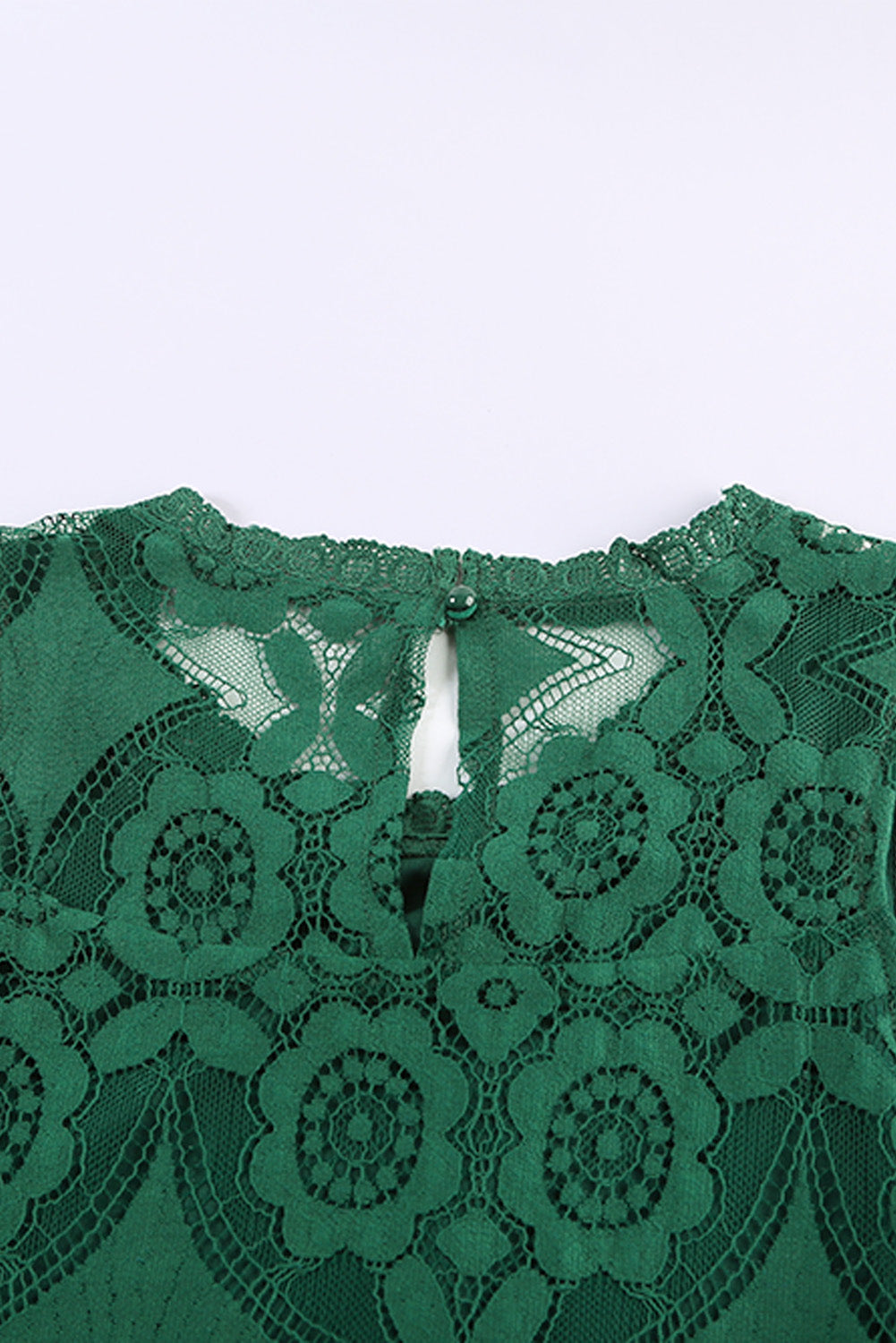 Elegant Sleeveless Flower Lace Top for Summer