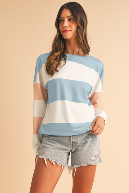 Colorblock Drop Sleeve Top
