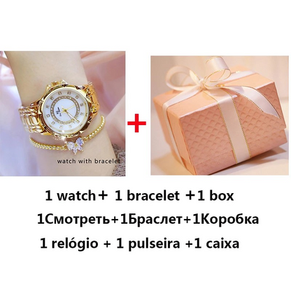 Diamond Women Luxury Brand Watch (Copy) not for public