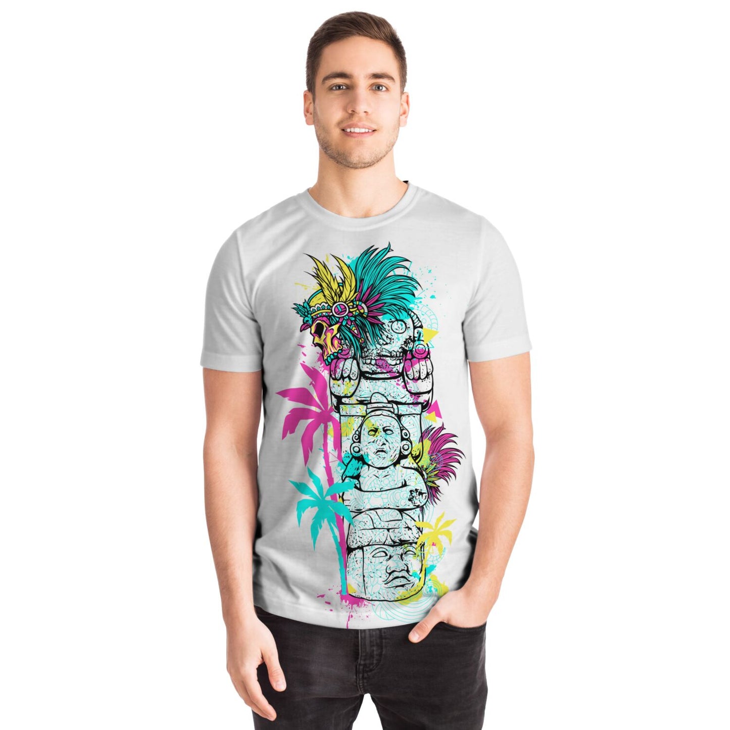 EYS Designer Aztec Totem Pole Shirt