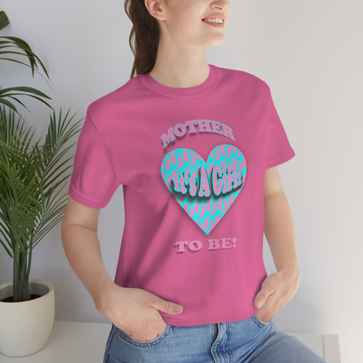 It's a Girl! - Mother to Be! Bella + Canvas 3001 Shirt