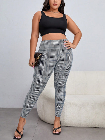 Unity Plus Glen Plaid Leggings