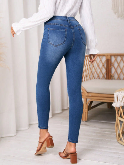 Frenchy High Waist Skinny Jeans