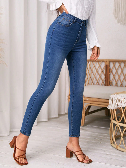 Frenchy High Waist Skinny Jeans