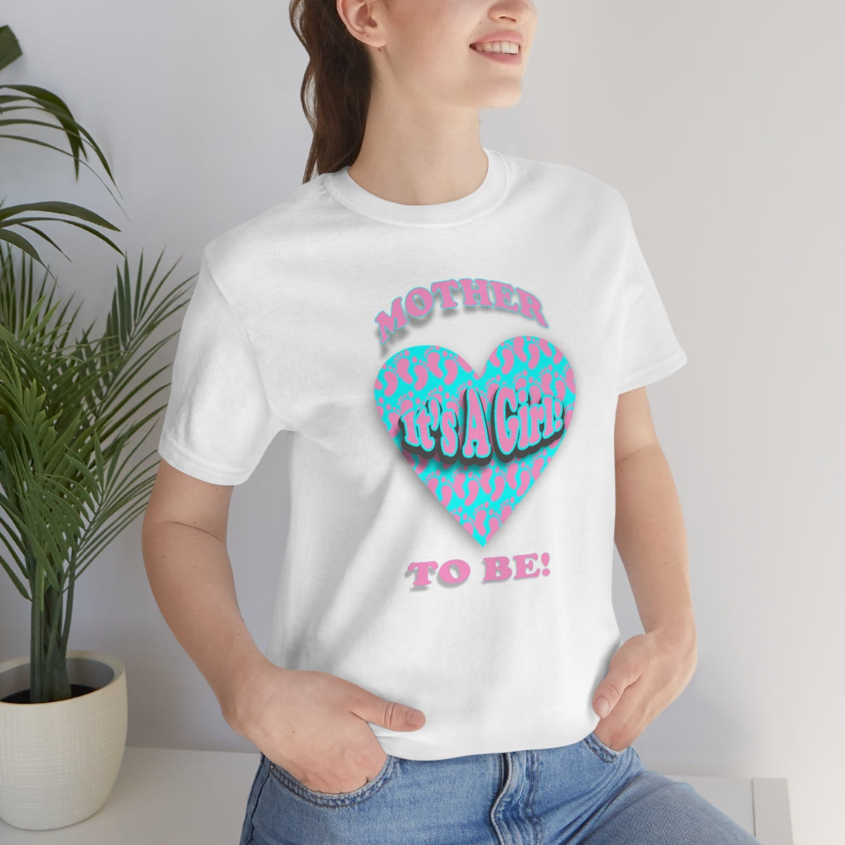 It's a Girl! - Mother to Be! Bella + Canvas 3001 Shirt