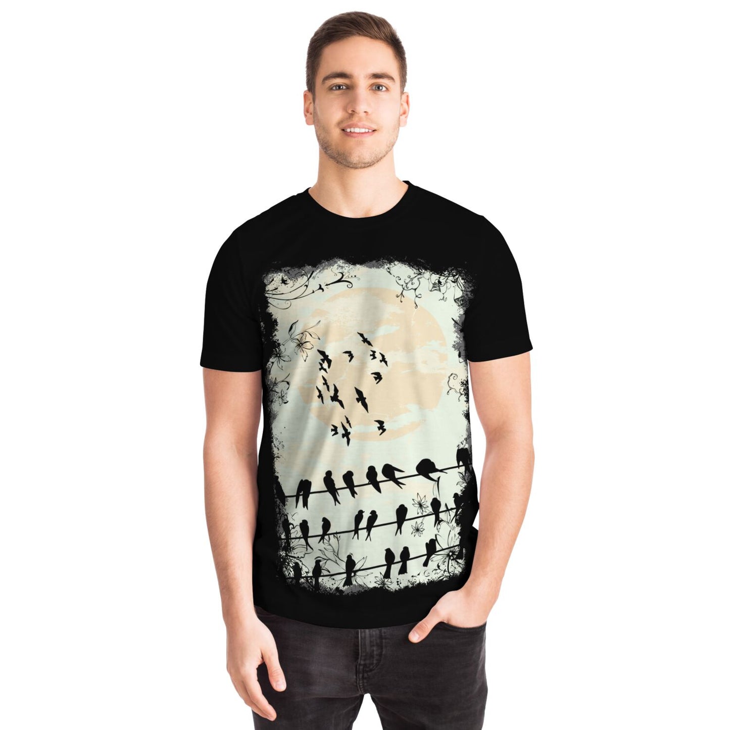 EYS Designer Birds on a Wire Shirt