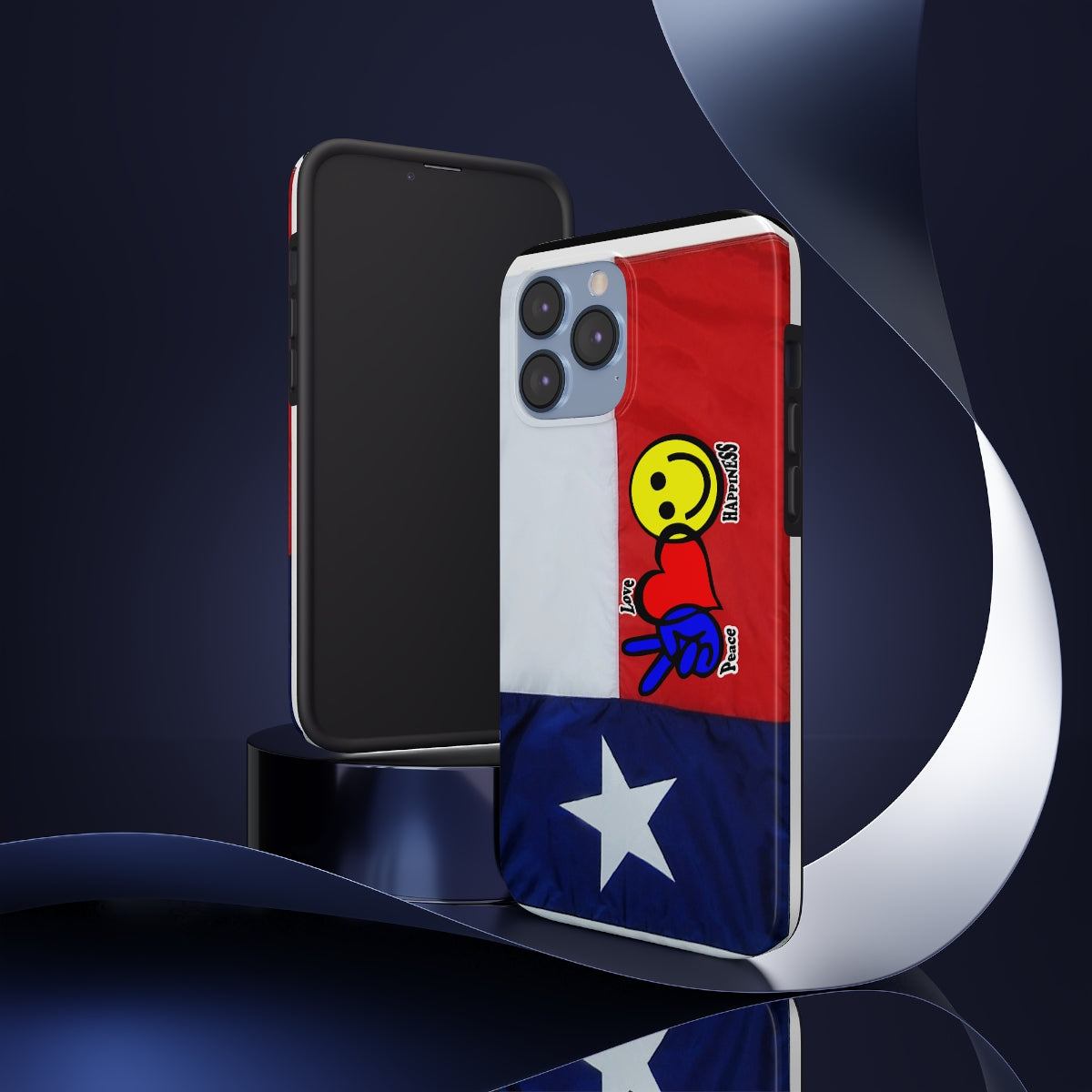 I-Phone Tough Case - Peace, Love & Happiness Texas Style