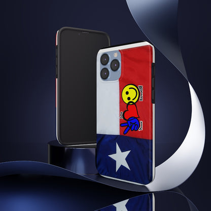 I-Phone Tough Case - Peace, Love & Happiness Texas Style