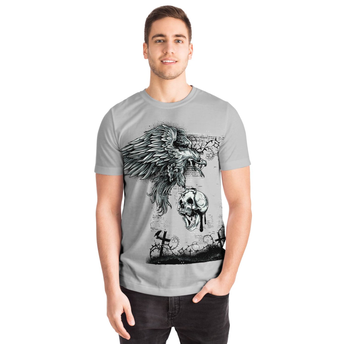EYS Designer Skull & Evil Eagle Shirt