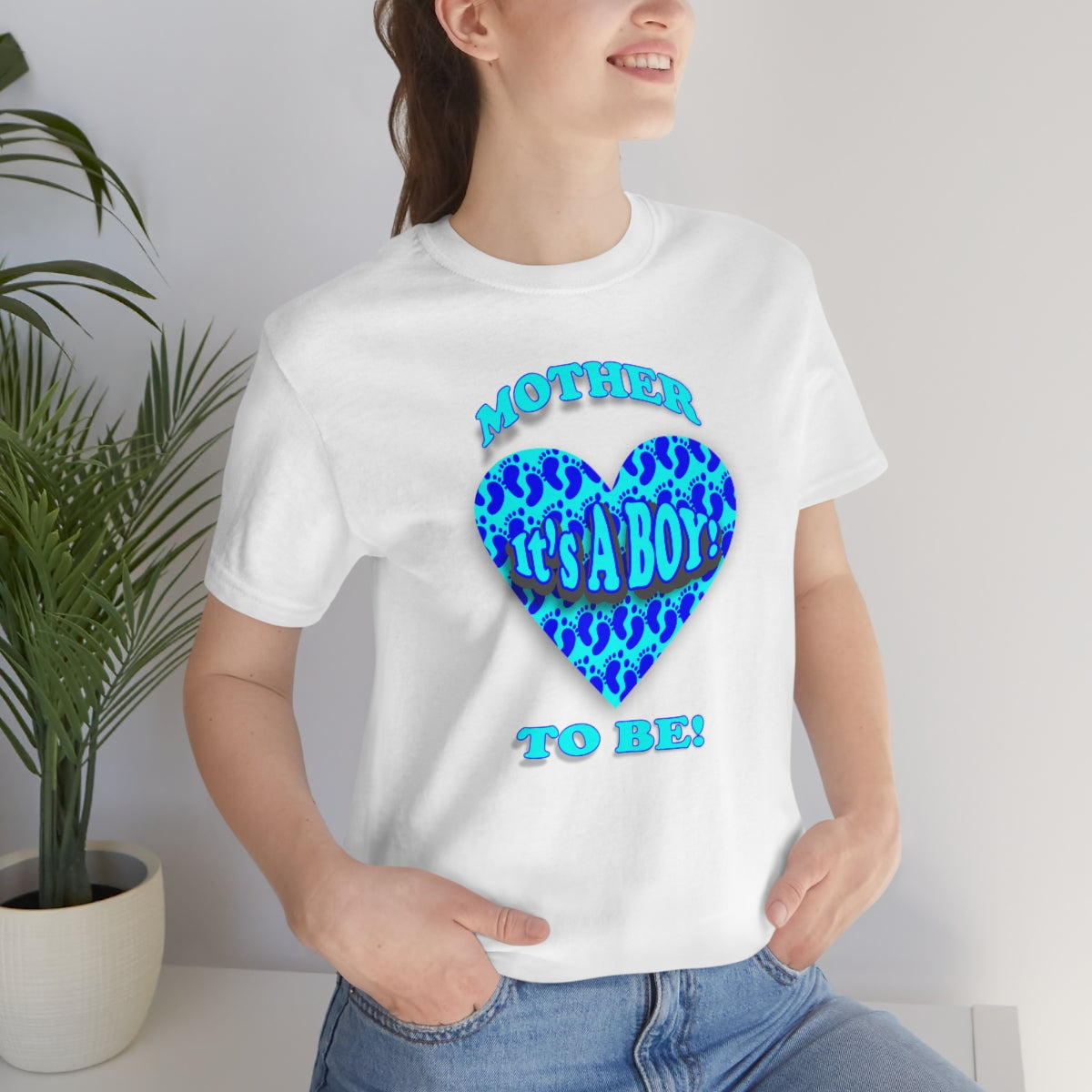 It's a Boy! Mother to Be! Bella + Canvas Shirt