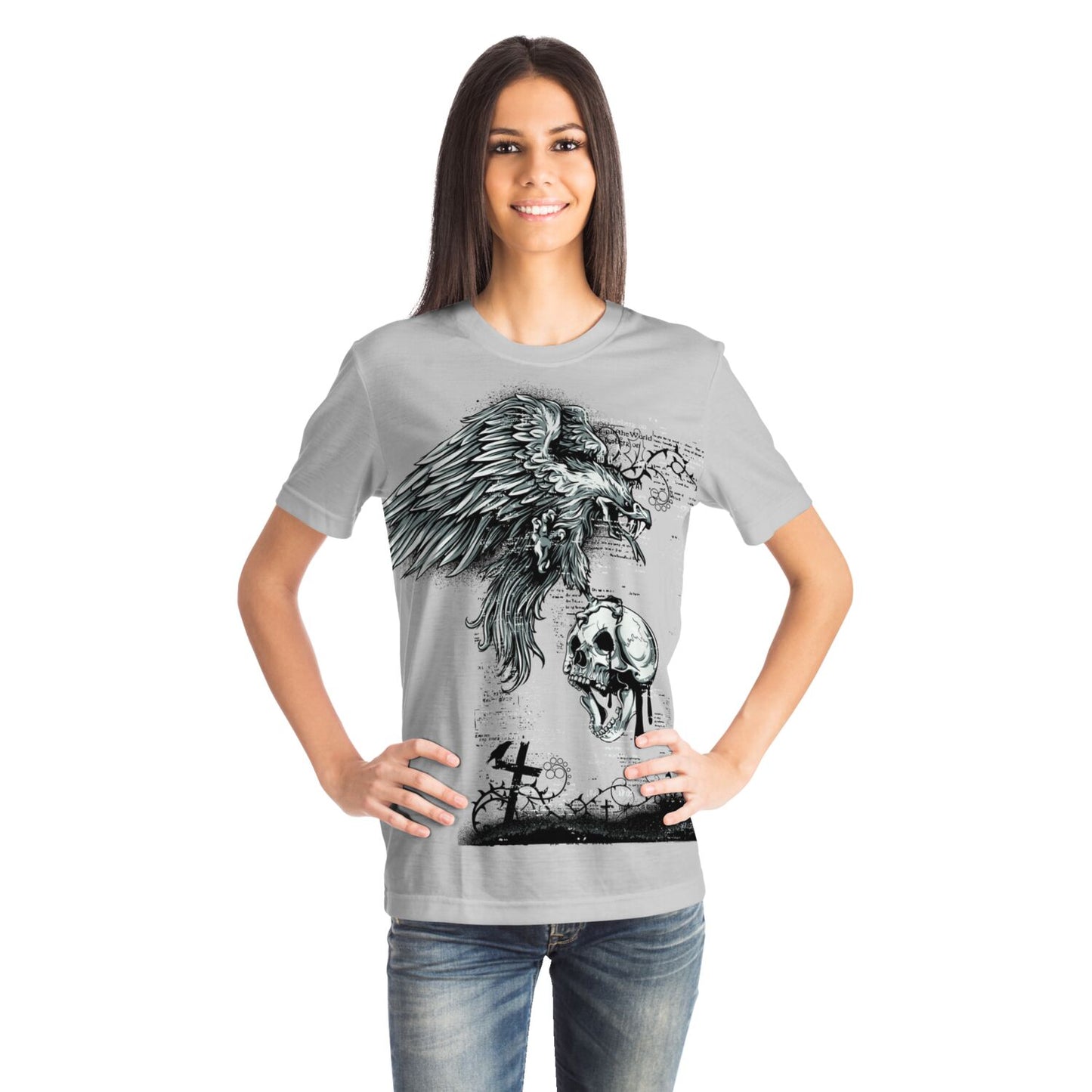 EYS Designer Skull & Evil Eagle Shirt