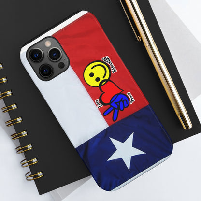 I-Phone Tough Case - Peace, Love & Happiness Texas Style