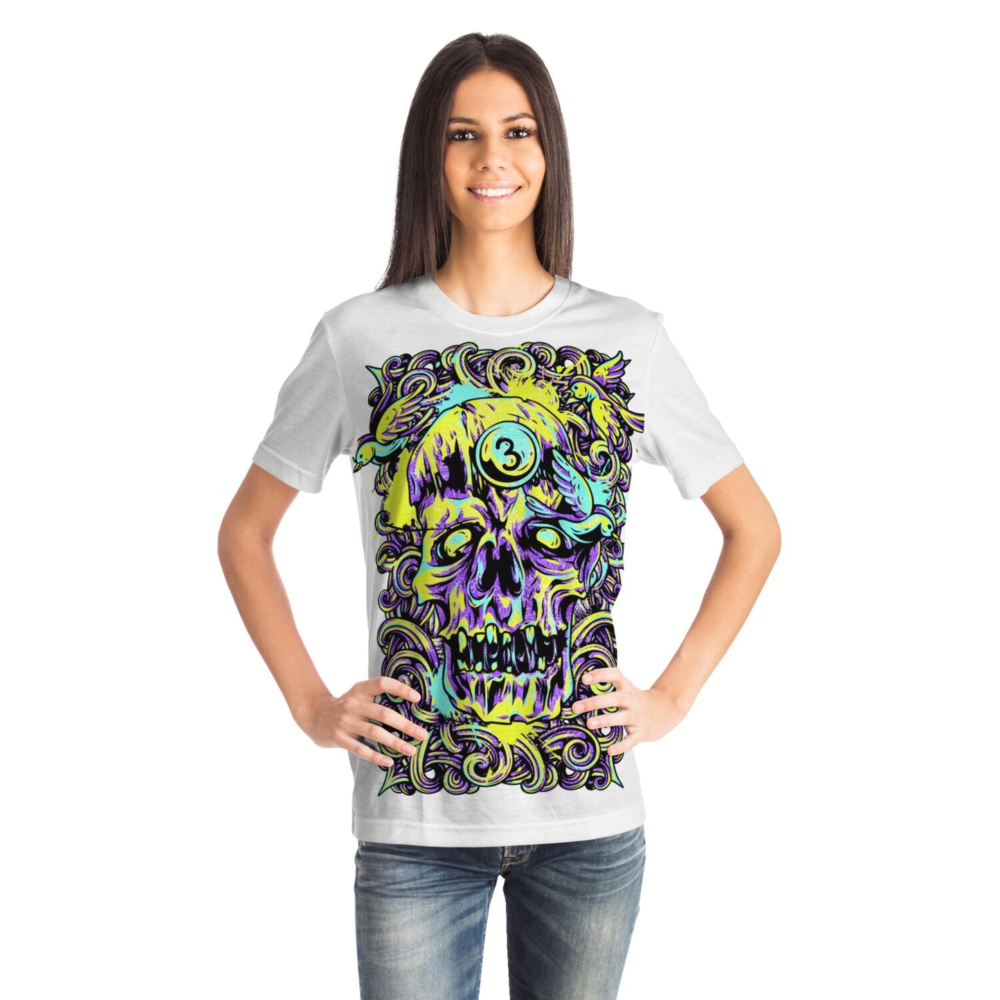 EYS Designer Psychedelic Skull Shirt