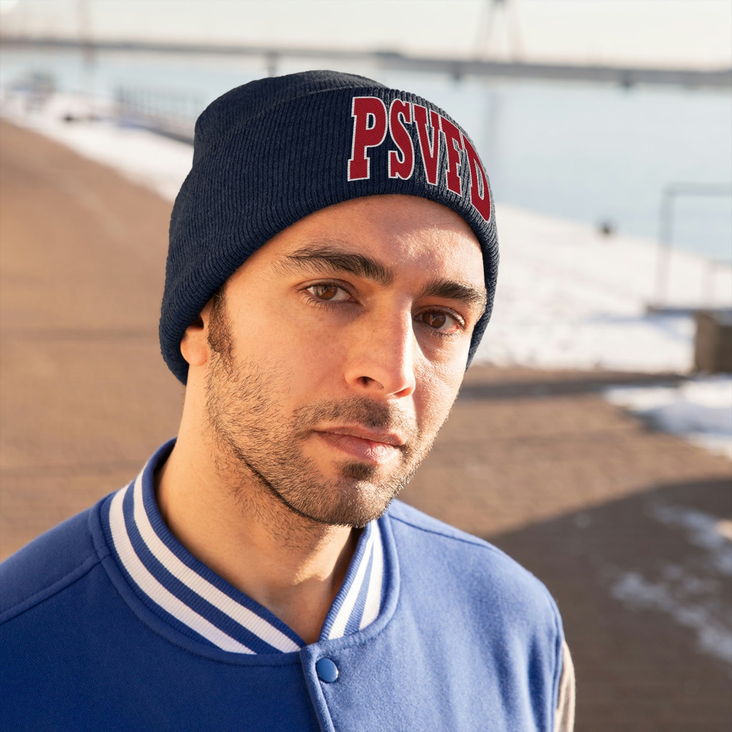 Red & White PSVFD Beanie1