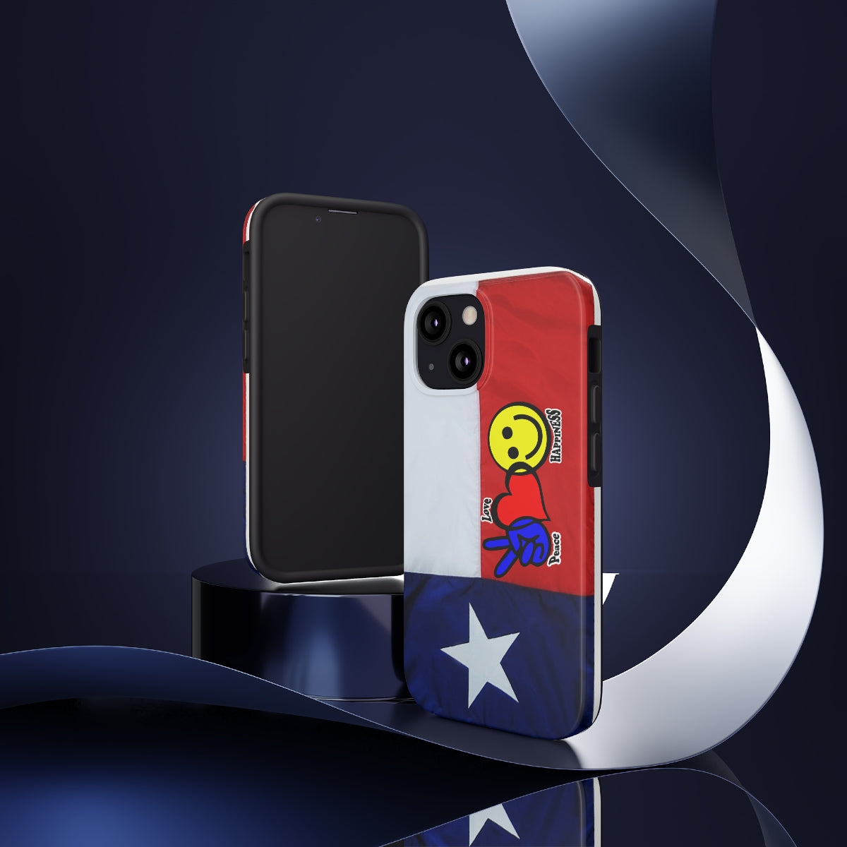 I-Phone Tough Case - Peace, Love & Happiness Texas Style