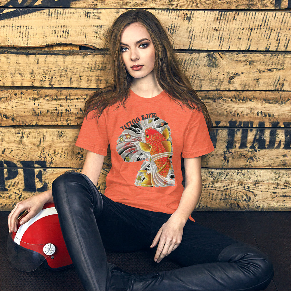 TATTOO LIFE - Koi Fish 3 (Bella + Canvas 3001 Unisex t-shirt)
