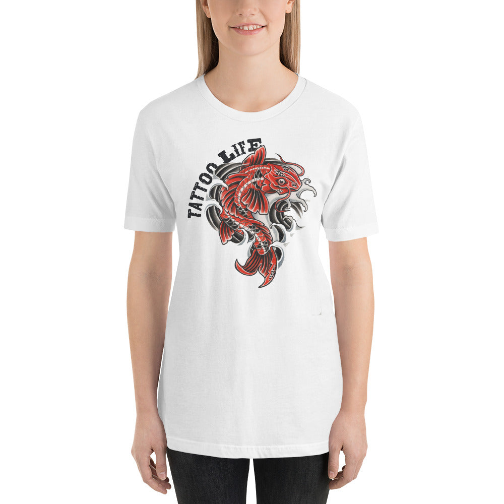 TATTOO LIFE - Koifish 2 (Bella + Canvas 3001 Unisex t-shirt)